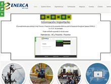Tablet Screenshot of enerca.com.co