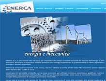 Tablet Screenshot of enerca.it